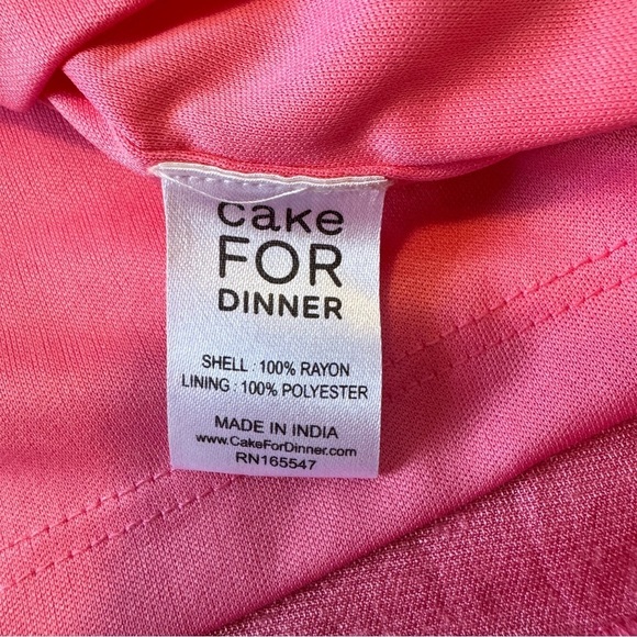 NEW Cake for Dinner Small Pink Velvet Top Cami ~ Festive Party Tween - Picture 7 of 7